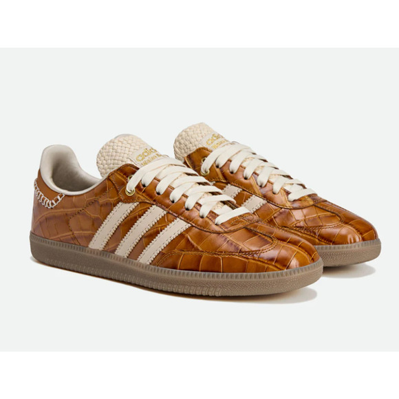Adidas Originals x Wales Bonner Samba Brown Croc main image 4